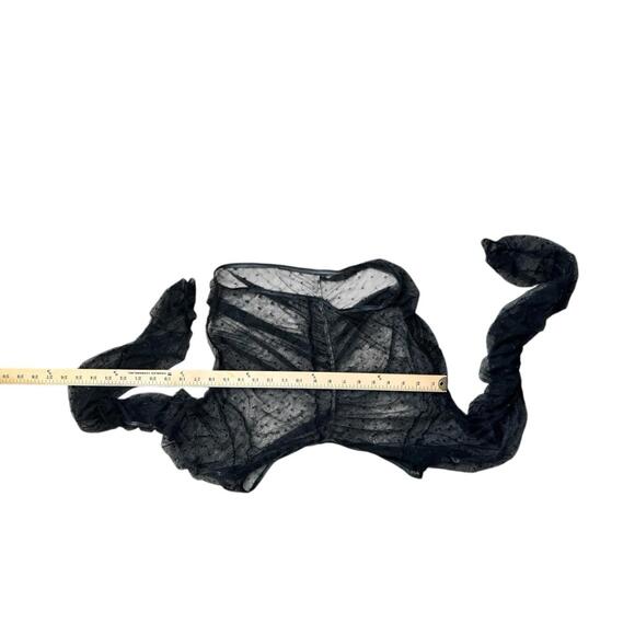 Mesh Dance Top Adult M/L Black - Picture 3 of 4